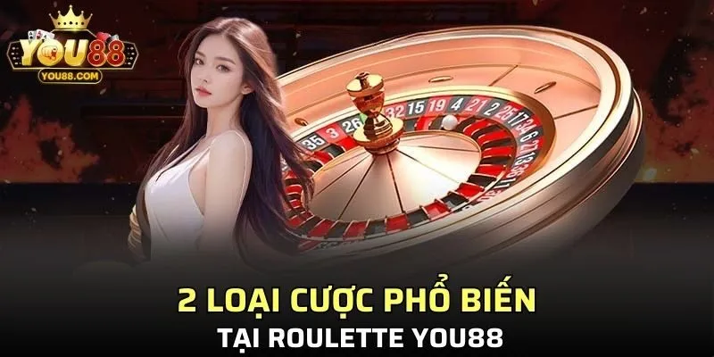 2 loại cược phổ biến tại Roulette YO88