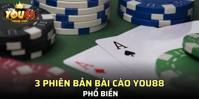 3 phiên bản bài cào YO88 phổ biến