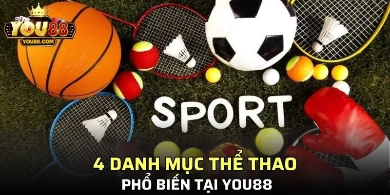 4 danh mục thể thao phổ biến tại YO88