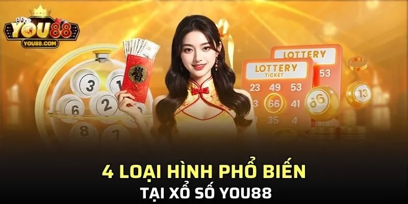 4 loại hình phổ biến tại xổ số YO88