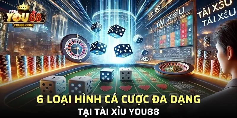 6 loại hình cá cược đa dạng tại tài xỉu YO88