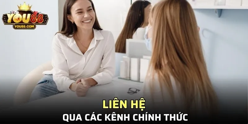 Liên hệ với cổng game qua các kênh chính thức