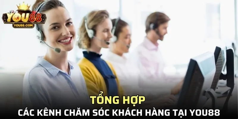 Tổng hợp các kênh chăm sóc khách hàng phổ biến tại YO88